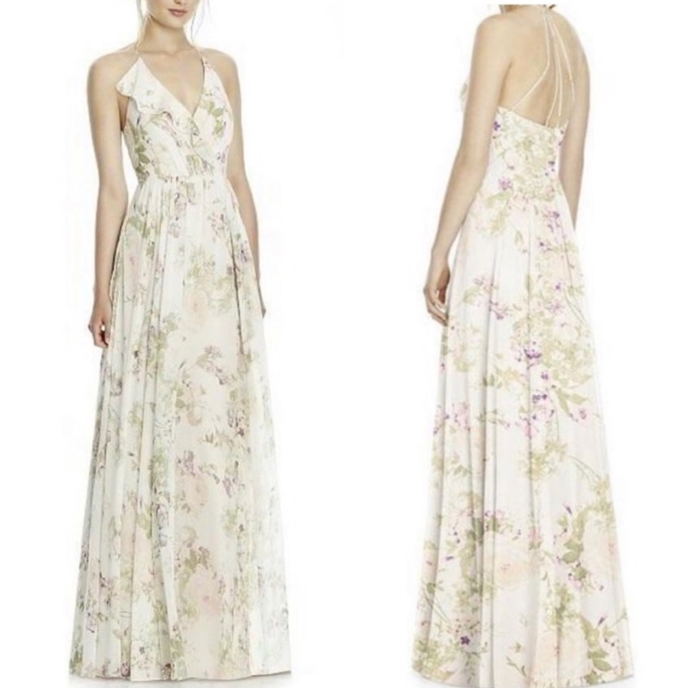 Jenny Yoo Chiffon A-Line Gown